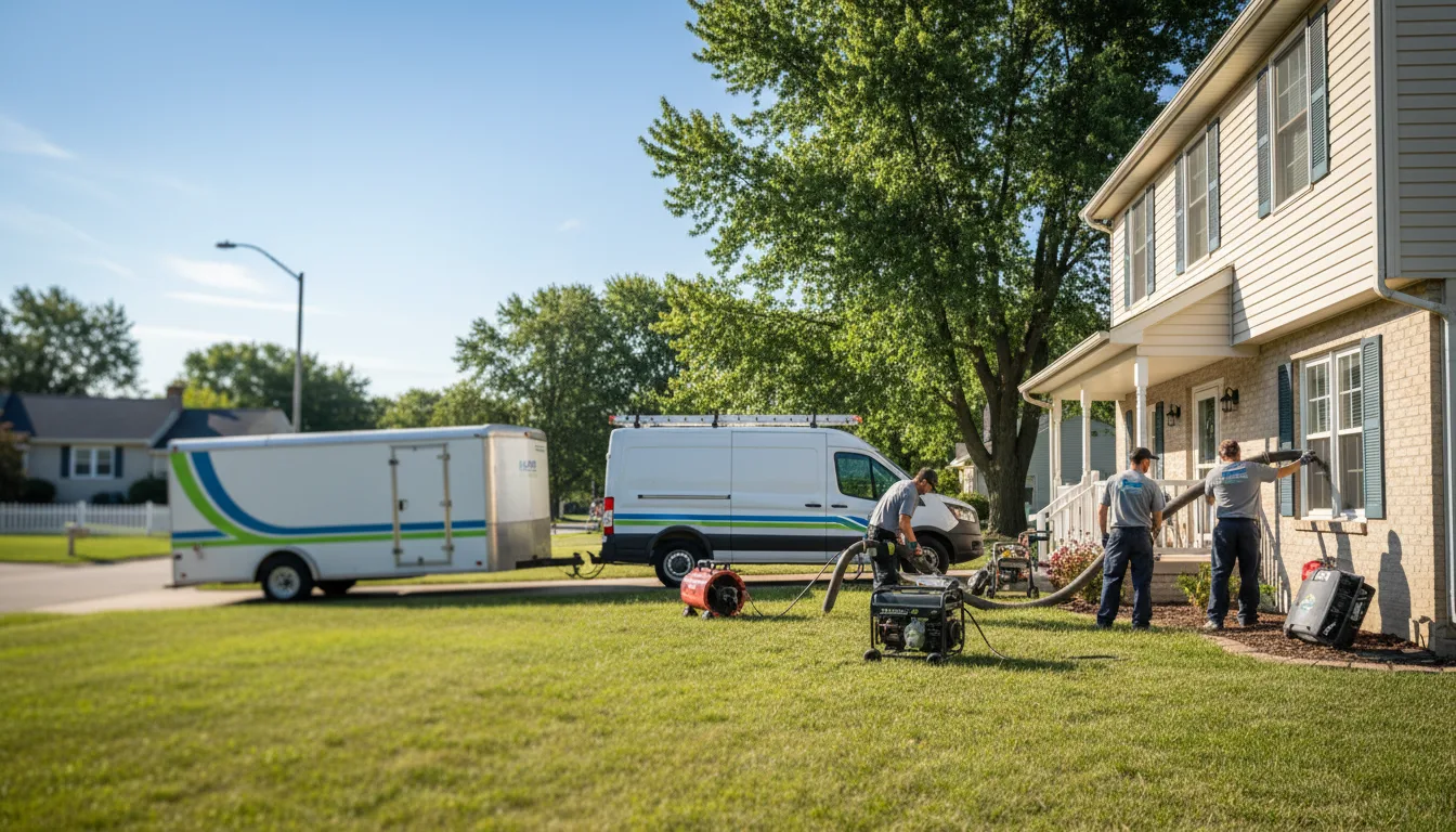Flooded Basement Restoration And Cleanup With Repair in Fowler, IN near me